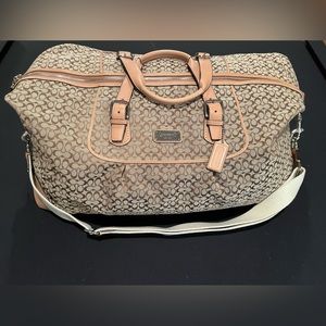 Coach Tan signature small C’s duffle bag. Brand new